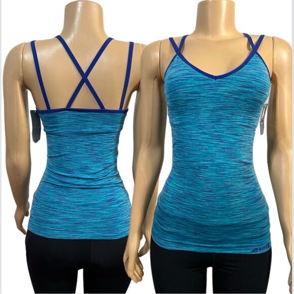 Avía Sport Seamless Built in bra Padded / Removable padding Sports Top Small - Picture 1 of 4